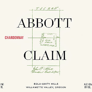 Abbott Claim Chardonnay Eola Amity Hills Willamette Valley Oregon, 2021, 750