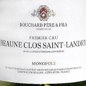 Bouchard Pere & Fils Beaune Clos Saint Landry Monopole 1er Cru Burgundy Blanc France, 2020, 750