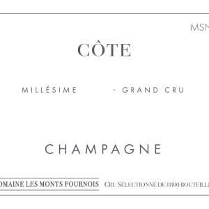 Domaine Les Monts Fournois Cote Les Mesnil Sur Oger Blanc de Blancs Grand Cru Champagne France