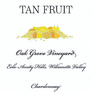 Tan Fruit Oak Grove Vineyard Chardonnay Eola-Amity Hills Willamette Valley Oregon, 2021, 750