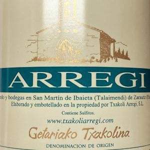 Arregi Txakoli Blanco Getariako Txakolina Spain, 2019, 750