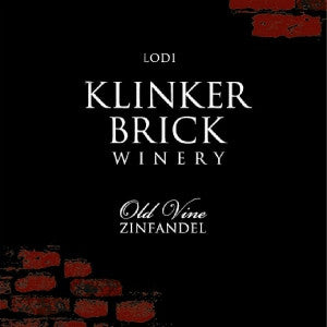 Klinker Brick Winery Old Vine Zinfandel Lodi California 2014, 750
