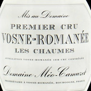 Maison Meo-Camuzet Vosne-Romanee Les Chaumes Premier Cru Burgundy France