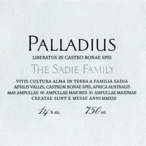 Sadie Family Palladius White Blend South Africa, 2019, 750