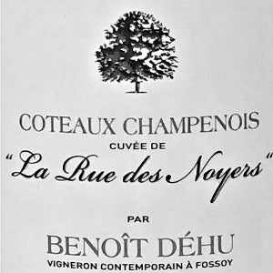 Benoit Dehu Cuvee La Rue des Noyers Coteaux Champenois Blanc Champagne France, 2018, 750