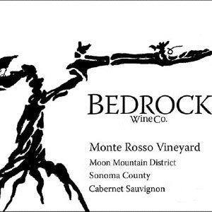 Bedrock Wine Company Monte Rosso Cabernet Sauvignon Moon Mountain District Sonoma County California