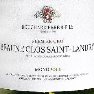 Bouchard Pere &amp; Fils Beaune Clos Saint Landry Monopole 1er Cru Burgundy Blanc France, 2021, 750