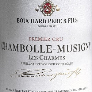 Bouchard Pere et Fils Chambolle Musigny Les Charmes Premier Cru Burgundy France