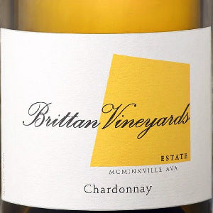Brittan Vineyards Estate Chardonnay McMinnville Willamette Valley Oregon