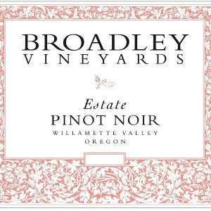 Broadley Estate Pinot Noir Willamette Valley Oregon