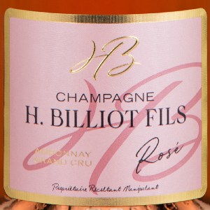 Champagne H. Billiot Fils Brut Rose Champagne France, NV, 750 