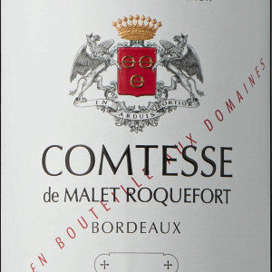 Chateau Comtesse de Malet Roquefort Bordeaux Rouge France, 2020, 750
