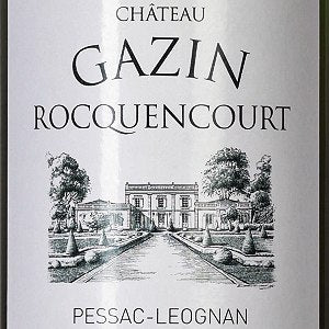 Chateau Gazin-Rocquencourt Pessac-Leognan Blanc Bordeaux France