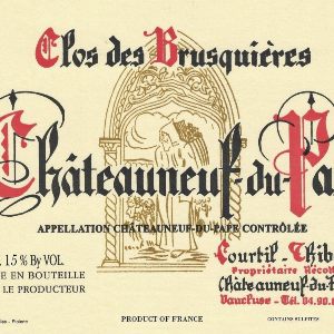 Clos Des Brusquieres Chateauneuf du Pape Rouge France