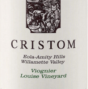 Cristom Louise Vineyard Viognier Eola-Amity Hills