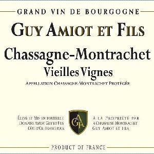 Domaine Guy Amiot Chassagne Montrachet Vieilles Vignes Burgundy France, 2019, 750
