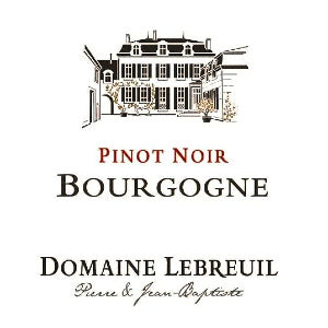 Domaine Lebreuil Pinot Noir Bourgogne Burgundy France