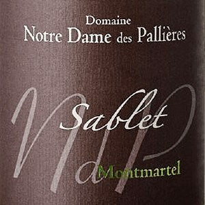 Domaine Notre Dame des Pallieres Sablet Montmartel Cotes Du Rhone Blanc France, 2023, 750