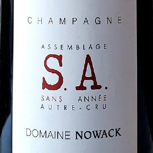 Domaine Nowack S. A. Extra Brut Champagne France, NV, 750