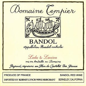 Domaine Tempier Bandol Lulu & Lucien Rouge