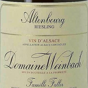 Domaine Weinbach Riesling Altenbourg Alsace France