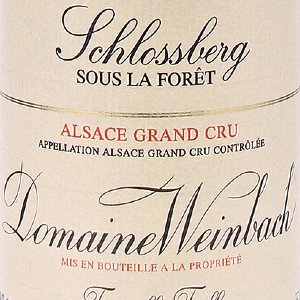 Domaine Weinbach Riesling Sous La Foret Grand Cru Alsace France