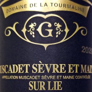 Domaine de la Tourmaline Muscadet Sevre et Maine Sur Lie Loire Valley France, 2022, 750