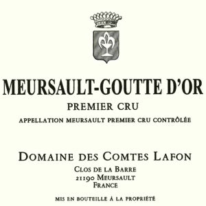 Domaine des Comtes Lafon Goutte d'Or Meursault Premier Cru Burgundy France