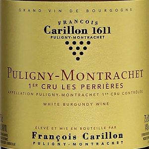 Francois Carillon Puligny Montrachet Premier Cru Les Perrières Burgundy France