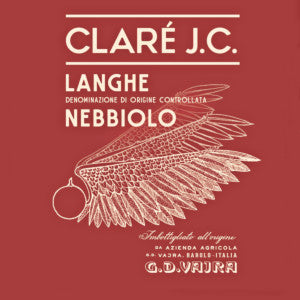 GD Vajra Nebbiolo Clare J.C. Langhe Piedmont Italy, 2023, 750