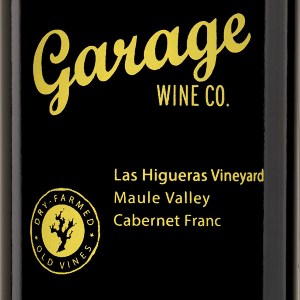 Garage Wine Co. 19 Cabernet Franc Las Higueras Vineyard Maule Chile