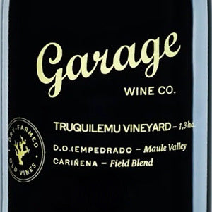 Garage Wine Co. Carinena Empedrado Cru Truquilemu Maule Valley Chili