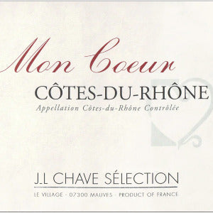 Jean Louis Chave Selection Cotes du Rhone Mon Couer Rouge France