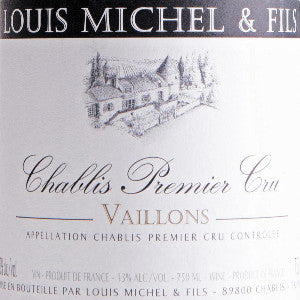 Jean Michel Chablis Vaillons Premier Cru Burgundy France