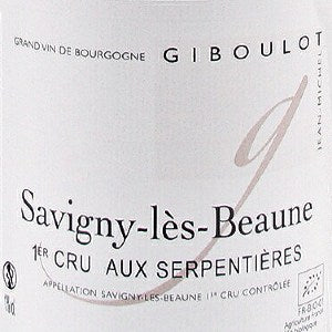 Jean Michel Giboulot Savigny-les-Beaune Rouge Les Serpentieres Premier Cru Burgundy France