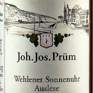 Joh. Jos. Prüm Wehlener Sonnenuhr Riesling Auslese Gold Capsule Mosel Germany, 2003, 750