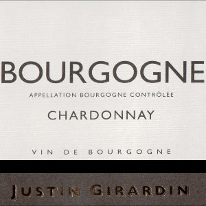 Justin Girardin Bourgogne Blanc Burgundy France