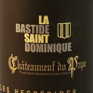 La Bastide Saint Dominique Châteauneuf-du-Pape Rouge Les Hesperides France, 2020, 750