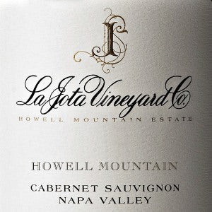 La Jota Vineyard Cabernet Sauvignon Howell Mountain California, 2011, 750