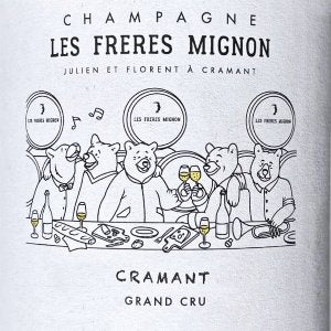 Les Freres Mignon Cramant Grand Cru Blanc de Blancs Extra Brut Champagne, 2017, 750