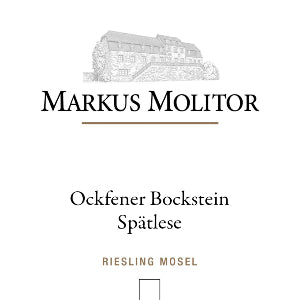 Markus Molitor Ockfener Bockstein Riesling Spatlese Mosel Germany