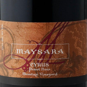 Maysara Cyrus Pinot Noir Momtazi Vinyard Willamette Valley Oregon, 2015, 750 