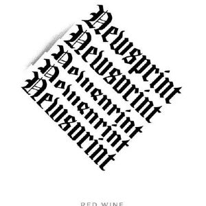 Newsprint Red Wine Columbia Valley Washington