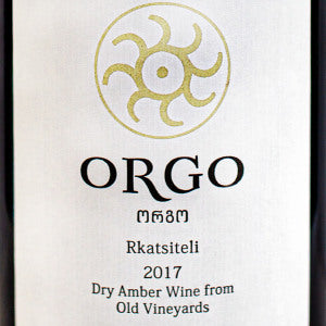 Orgo Rkatsiteli Amber Wine Kakheti Georgia, 2021, 750