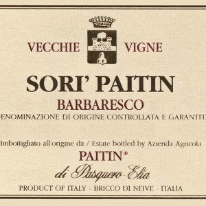 Paitin Sori Paitin Vecchie Vigne Barbaresco Italy, 2008, 750