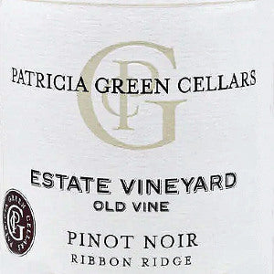 Patricia Green Cellars Estate Vineyard Old Vine Pinot Noir Ribon Ridge Willamette Valley Oregon