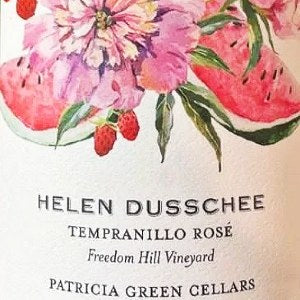 Patricia Green Cellars Helen Dusschee Tempranillo Rose Freedom Hill Vineyard Willamette Valley Oregon, 2023, 750