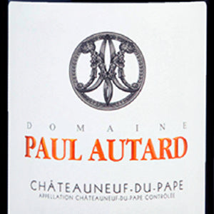 Paul Autard Chateauneuf du Pape Rouge France