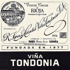 R. Lopez de Heredia Vina Tondonia Gran Reserva Rioja Spain, 2001, 750