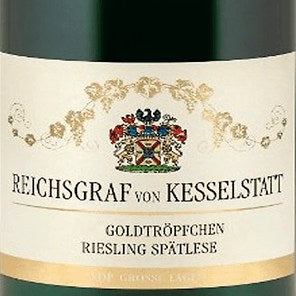 Reichsgraf von Kesselstatt Goldtropfchen Riesling Auslese #5 Mosel Germany, 2013, 375